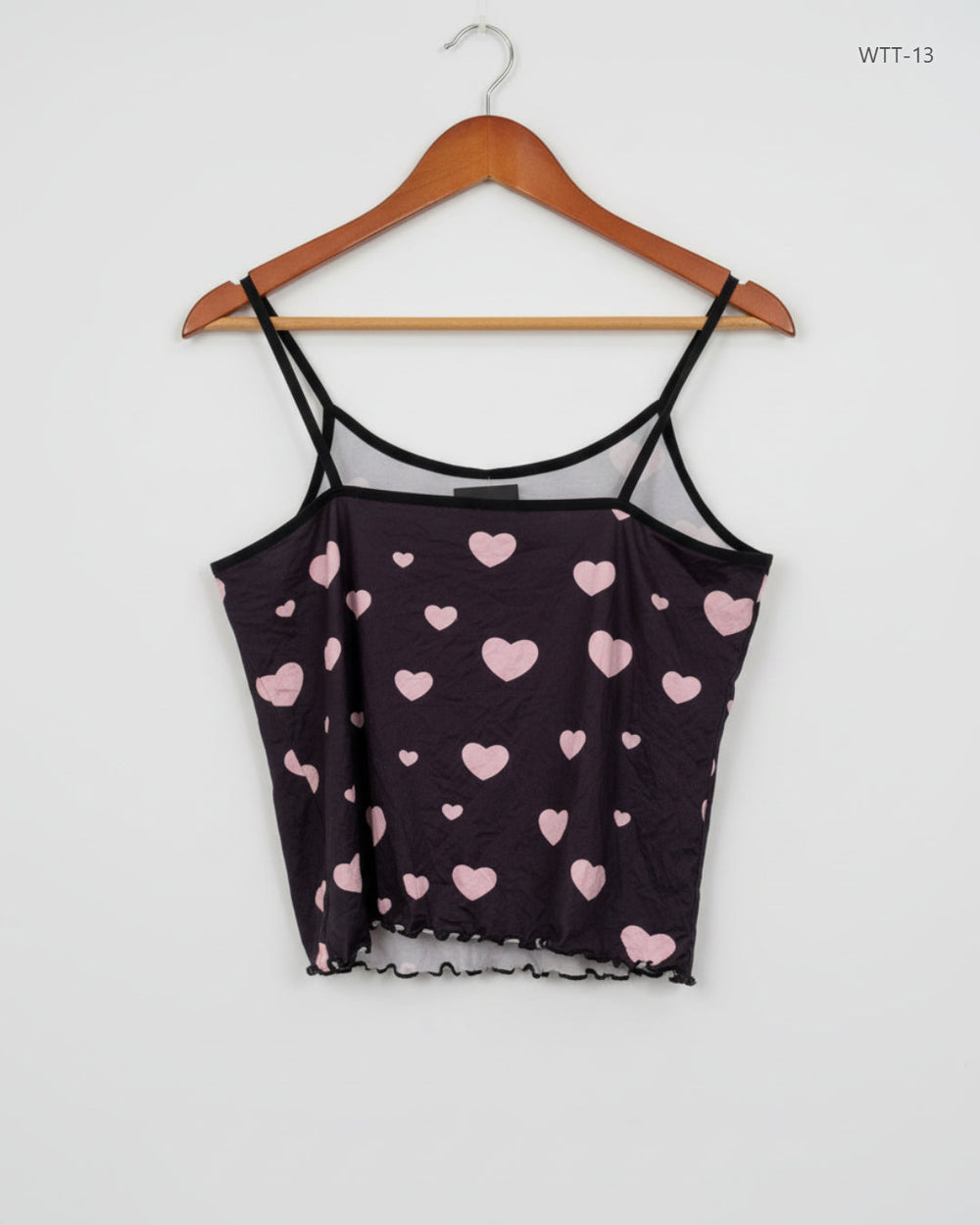 Preloved Premium Womens Tank Top by Unknown, Black Polyester for Womens - OTS Thrift Shop Karachi Pakistan