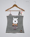 Secondhand Branded Womens Tank Top by Primark, Black & White Cotton fabric, Premium Plus condition, for Womens - Online Thrift Shop Islamabad Pakistan