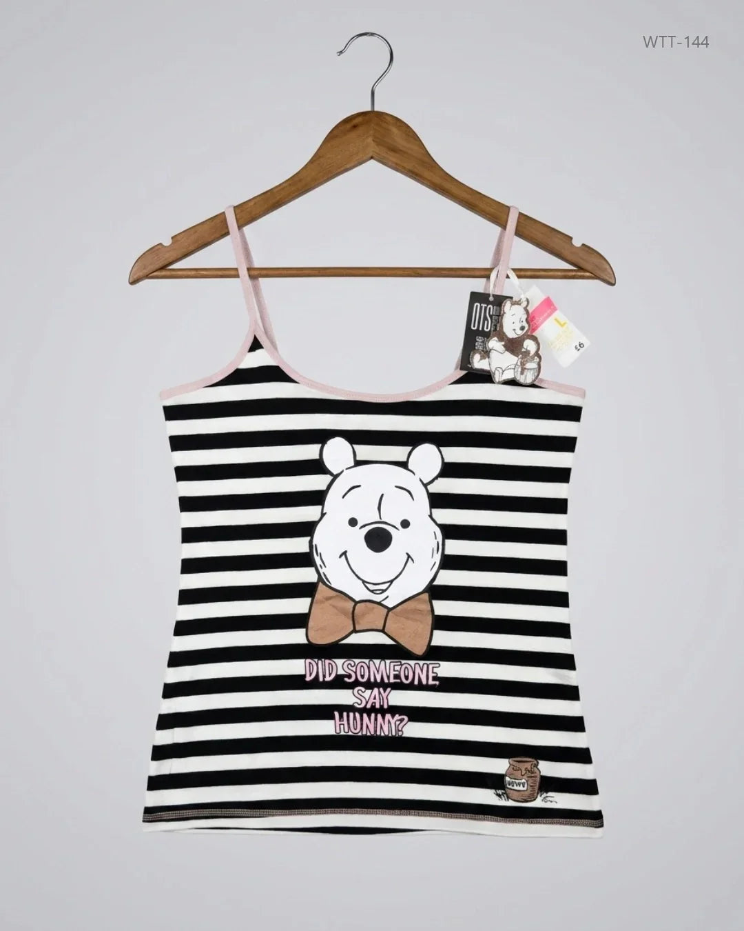 Secondhand Branded Womens Tank Top by Primark, Black & White Cotton fabric, Premium Plus condition, for Womens - Online Thrift Shop Islamabad Pakistan