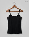 UK Imported secondhand Womens Tank Top - Cut Label brand, Black Viscose, Premium condition, for Womens - Online Thrift Store Islamabad Pakistan