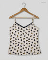 Preloved Excellent Womens Tank Top by George, Beige Polyester for Womens - OTS Thrift Shop Lahore Pakistan