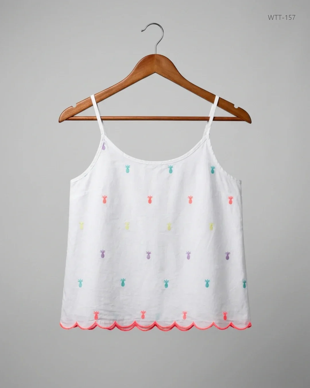 Womens Tank Top | F&F | Preloved Branded | White Cotton | Premium | OTS Thrift Store Lahore Pakistan