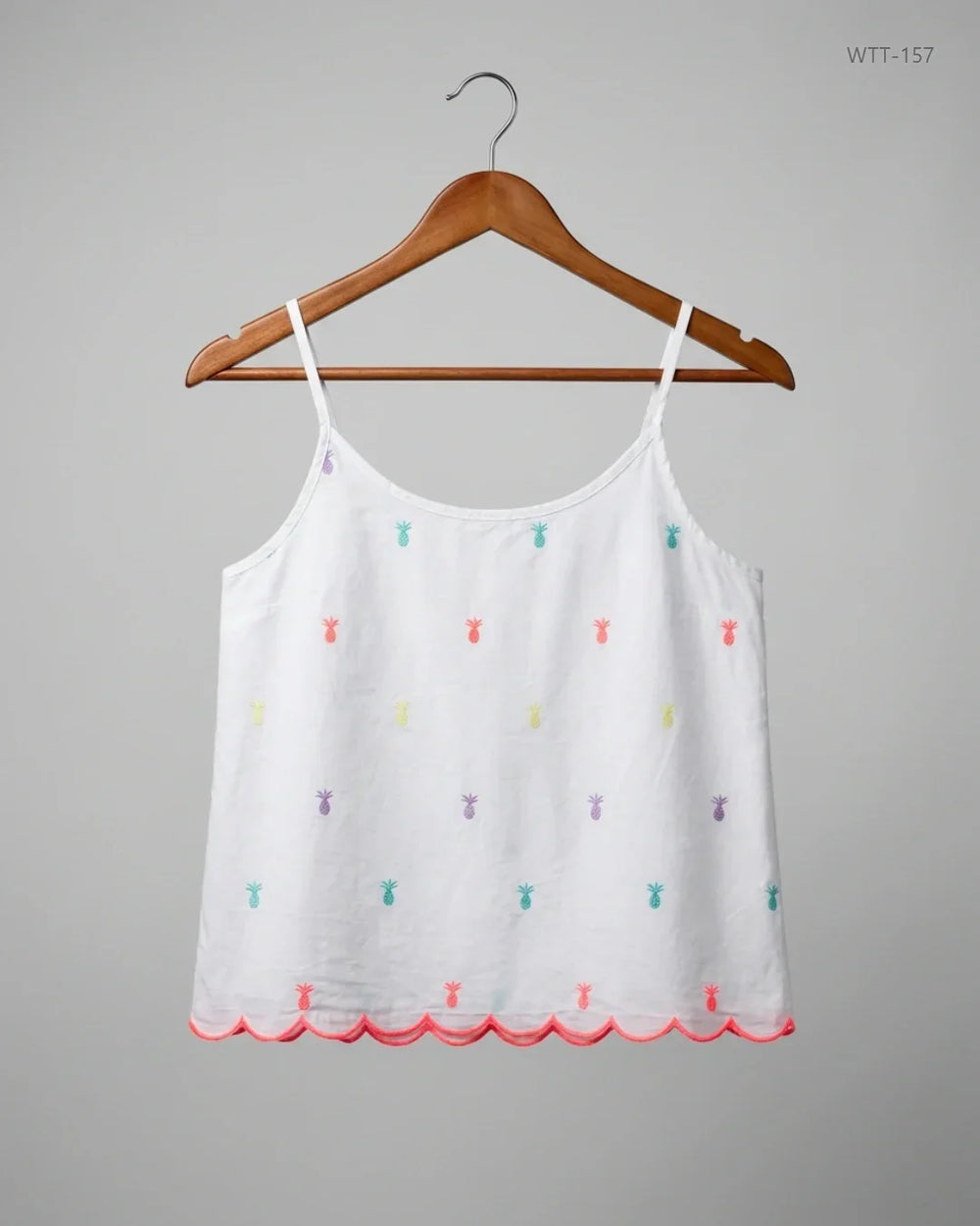 Womens Tank Top | F&F | Preloved Branded | White Cotton | Premium | OTS Thrift Store Lahore Pakistan