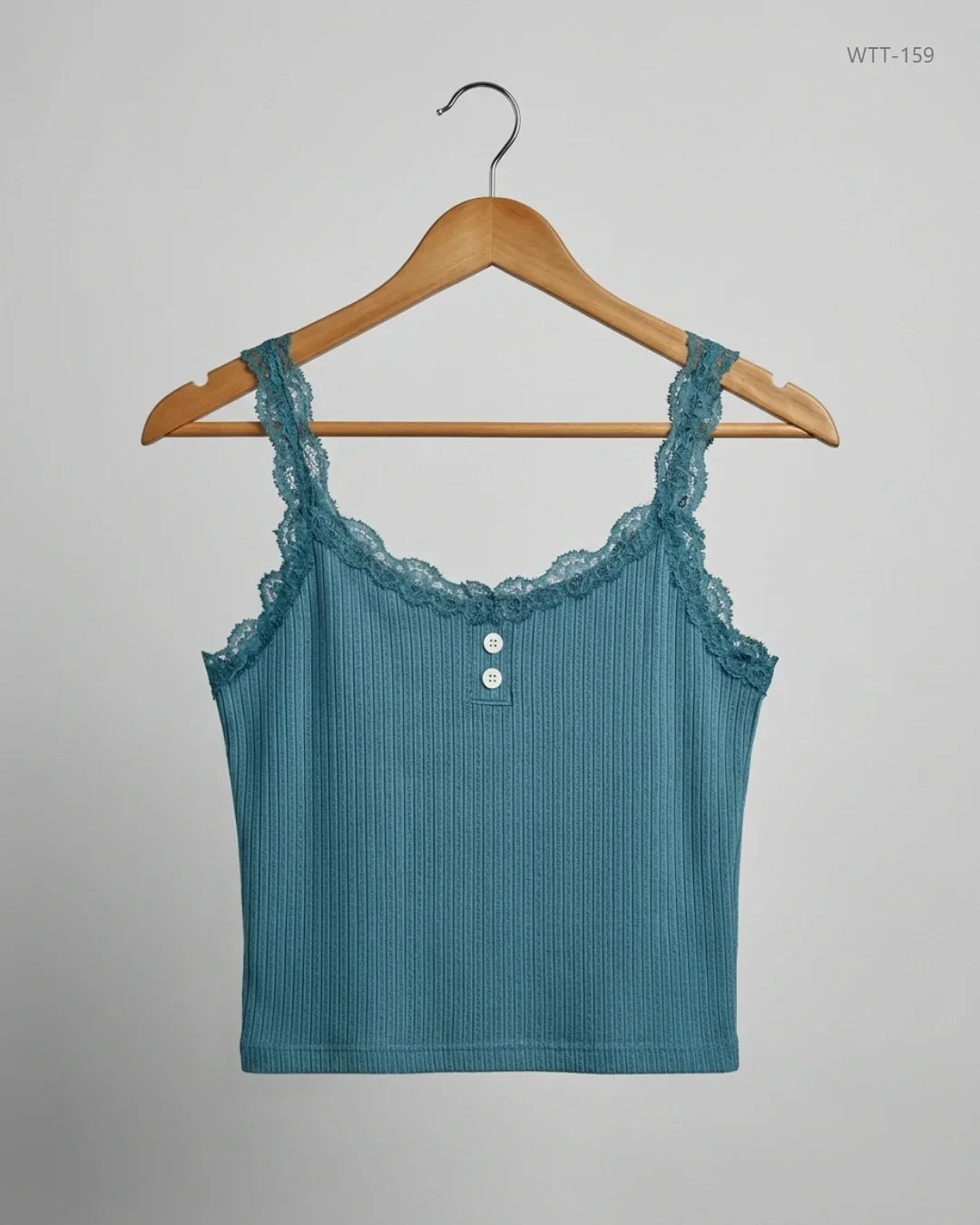 Premium Condition Womens Tank Top | Preloved CUT LABEL | Teal Polyester | Thrift Shop for Womens Karachi Pakistan | OTS