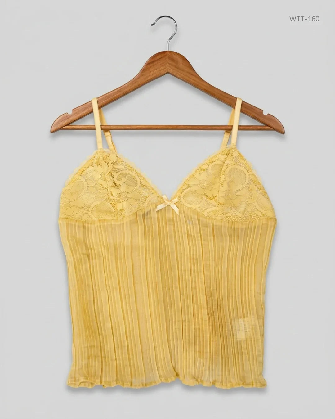 Premium Condition Womens Tank Top | Preloved CUT LABEL | Yellow Polyester | Thrift Shop for Womens Lahore Pakistan | OTS
