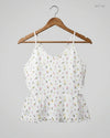Secondhand Branded Womens Tank Top by F&F, White Cotton fabric, Premium condition, for Womens - Online Thrift Shop Peshawar Pakistan