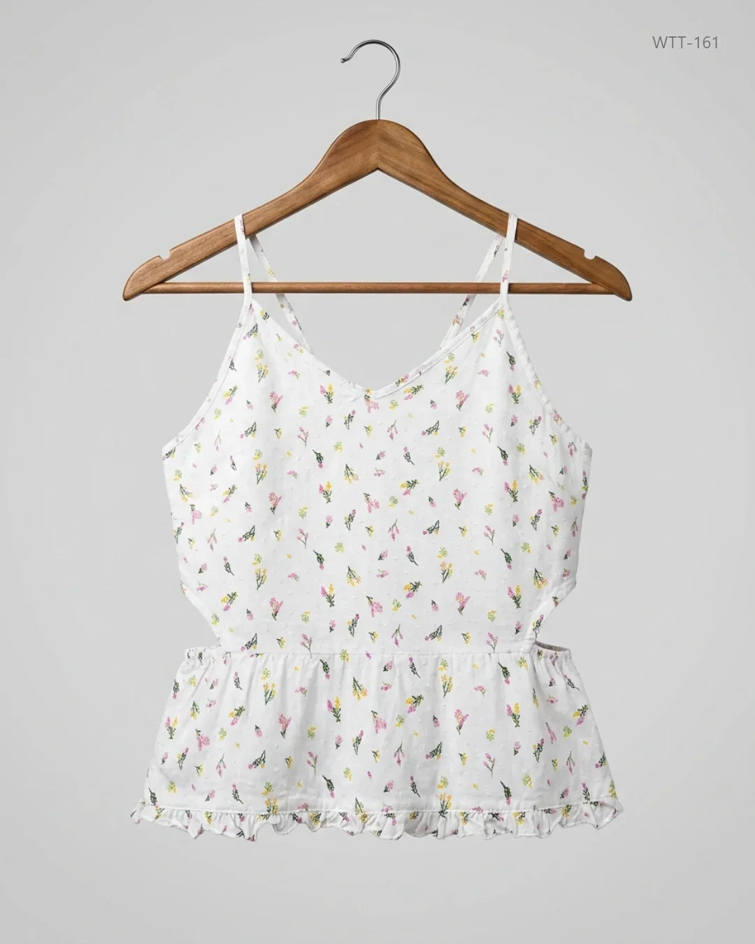 Secondhand Branded Womens Tank Top by F&F, White Cotton fabric, Premium condition, for Womens - Online Thrift Shop Peshawar Pakistan