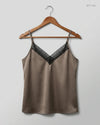 Premium Condition Womens Tank Top | Preloved Secret possessions | Brown Polyester | Thrift Shop for Womens Karachi Pakistan | OTS