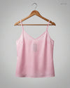 UK Imported secondhand Womens Tank Top - CUT LABEL brand, Pink Polyester, Premium condition, for Womens - Online Thrift Store Karachi Pakistan