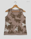 Preloved Premium Plus Womens Tank Top by TU, Brown Cotton for Womens - OTS Thrift Shop Karachi Pakistan