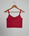 Shop Premium Womens Tank Top by Primark | Preloved Branded Clothes | Maroon Polyester | Womens | OTS Thrift Store Lahore Pakistan
