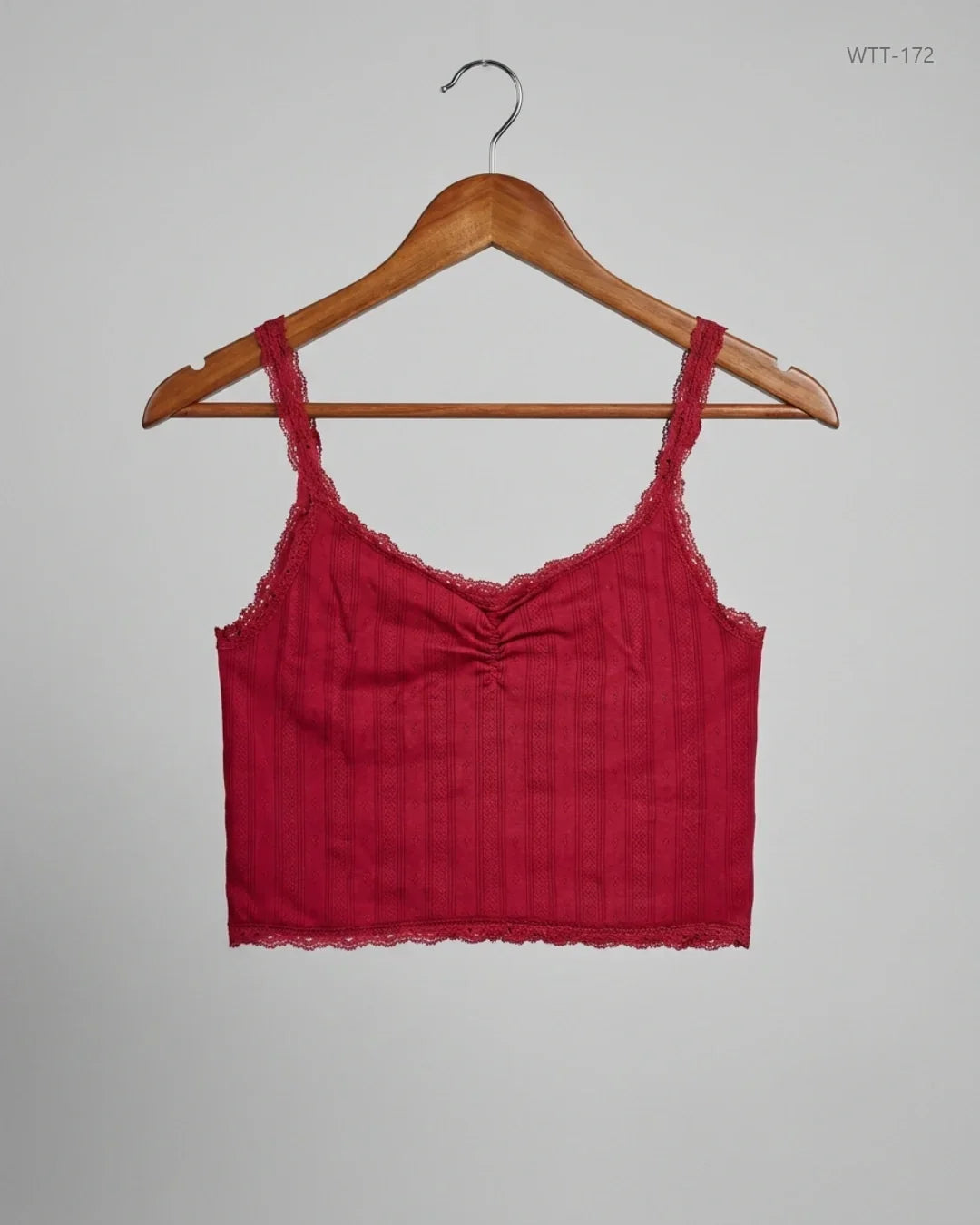 Shop Premium Womens Tank Top by Primark | Preloved Branded Clothes | Maroon Polyester | Womens | OTS Thrift Store Lahore Pakistan