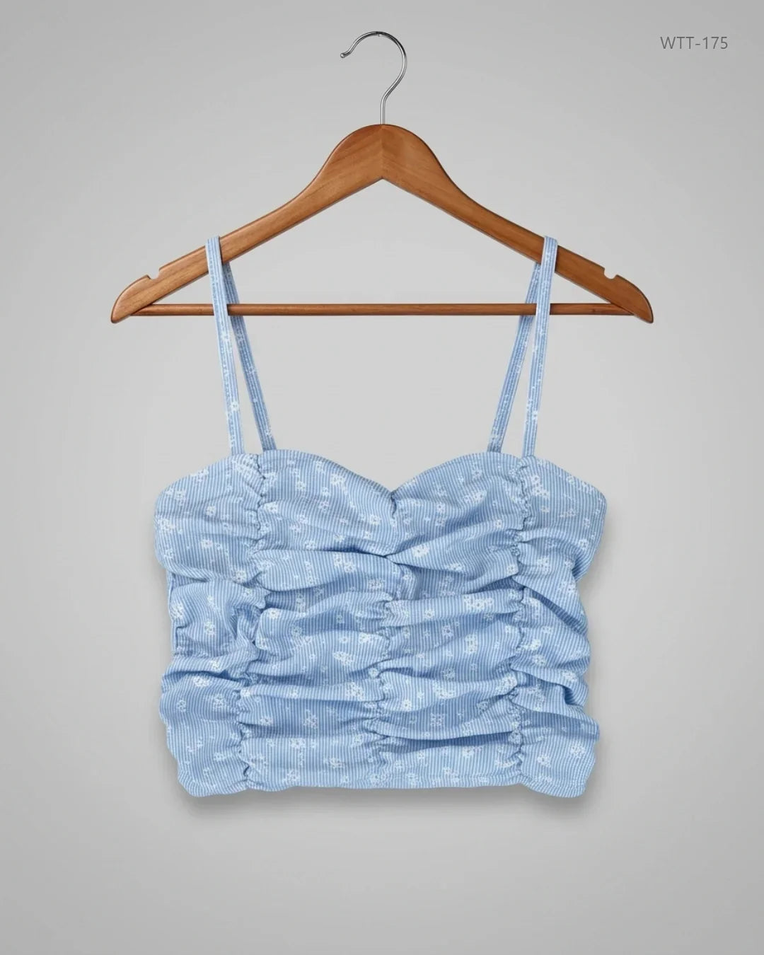 Womens Tank Top | Boohoo | Preloved Branded | SkyBlue Viscose | Premium | OTS Thrift Store Karachi Pakistan