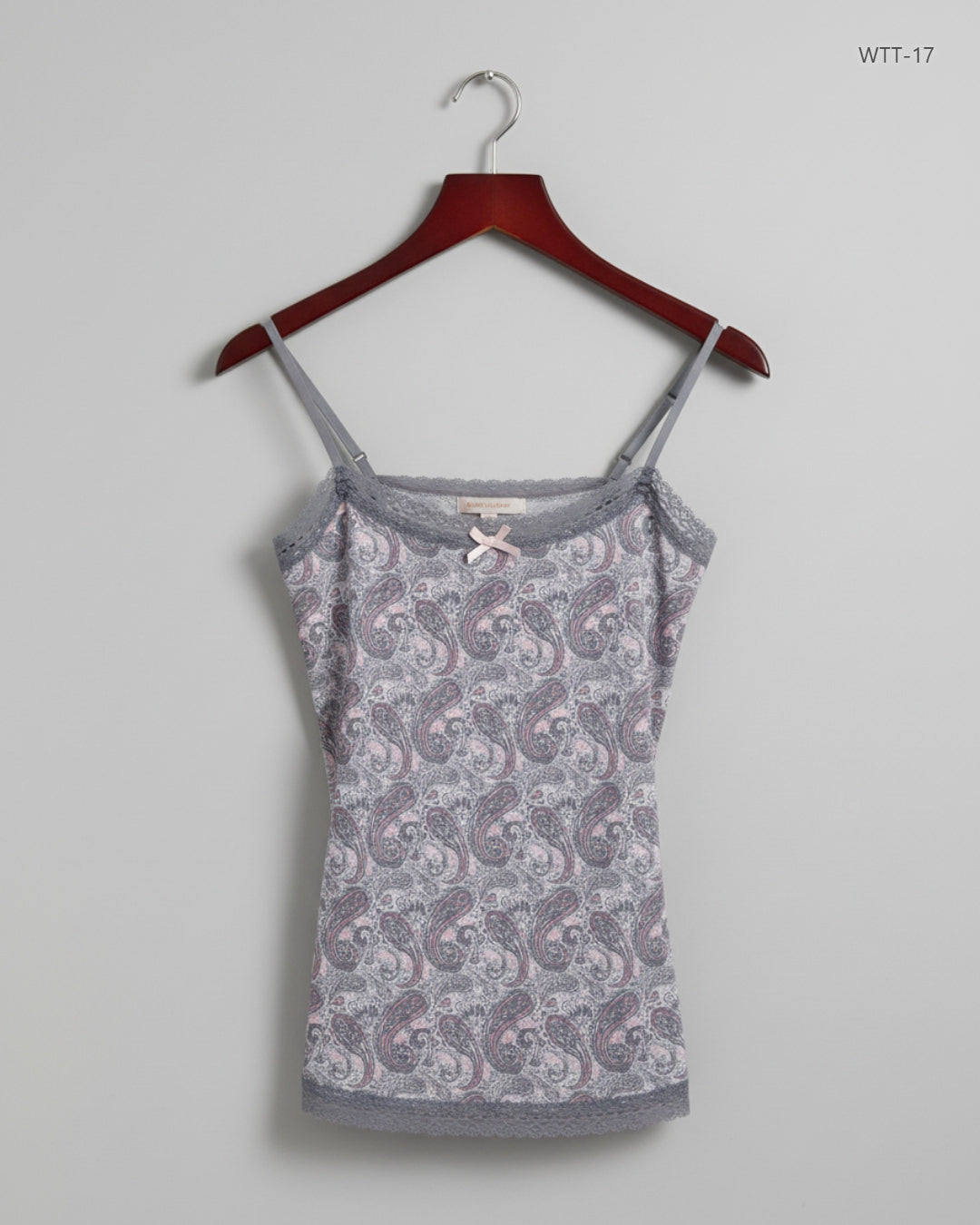 Womens Tank Top | LOVE TO LOUNGE | Preloved Branded | Grey Polyester | Premium | OTS Thrift Store Islamabad Pakistan