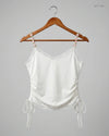 Womens Tank Top | CHICME | Preloved Branded | White Polyester | Premium | OTS Thrift Store Peshawar Pakistan