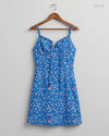 Secondhand Branded Womens Tank Top by CUT LABEL, Blue Polyester fabric, Premium condition, for Womens - Online Thrift Shop Karachi Pakistan
