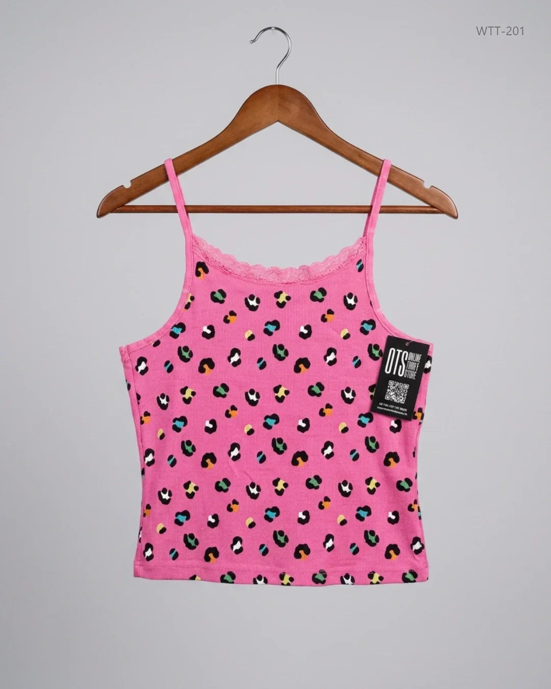 Preloved Premium Womens Tank Top by George, Pink Polyester for Womens - OTS Thrift Shop Karachi Pakistan