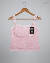 Secondhand Branded Womens Tank Top by Unknown, Pink Polyester fabric, Premium condition, for Womens - Online Thrift Shop Karachi Pakistan