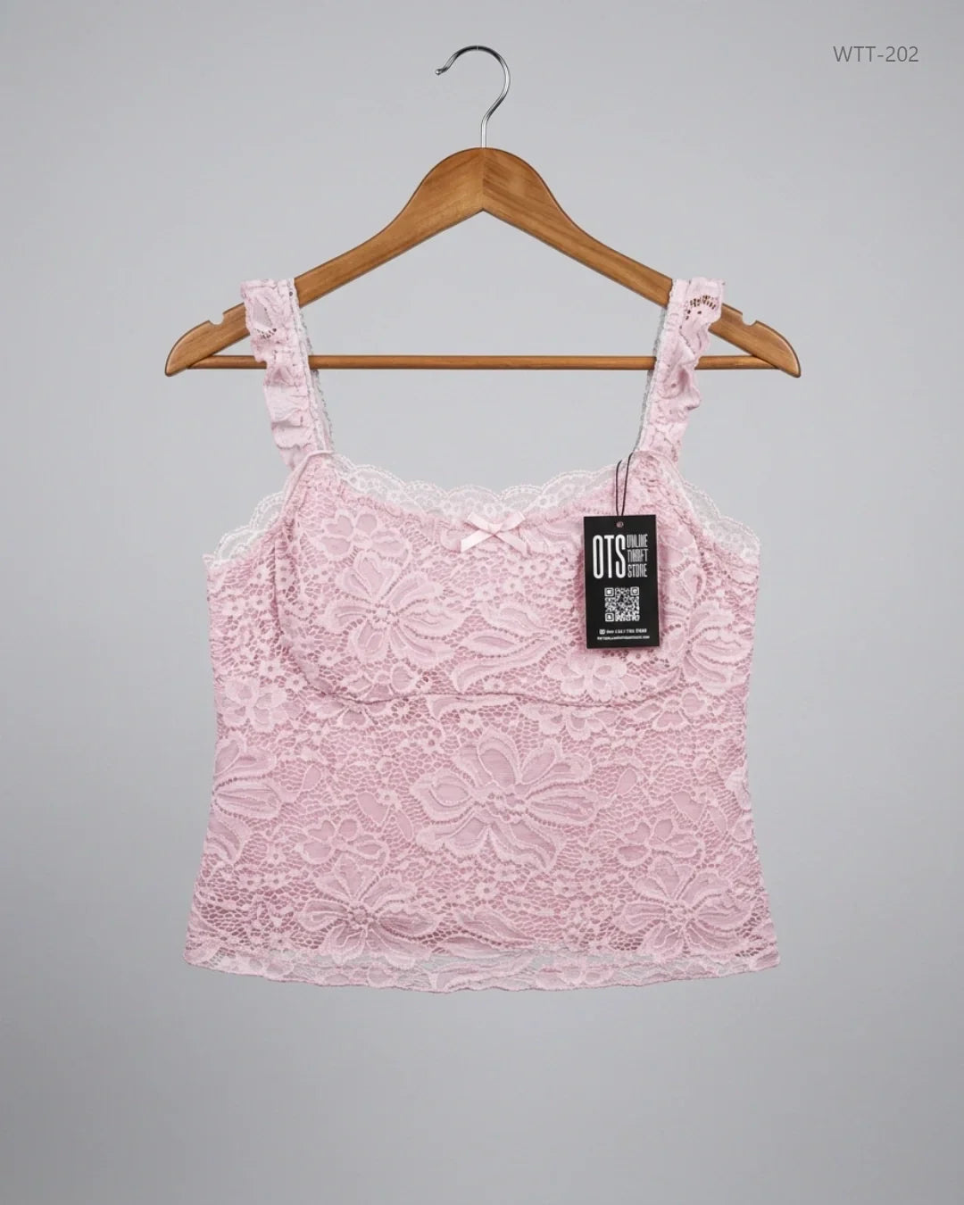 Secondhand Branded Womens Tank Top by Unknown, Pink Polyester fabric, Premium condition, for Womens - Online Thrift Shop Karachi Pakistan