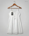 Premium Plus Condition Womens Tank Top | Preloved LOVE TO LOUNGE | White Cotton | Thrift Shop for Womens Islamabad Pakistan | OTS