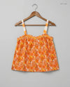 UK Imported secondhand Womens Tank Top - CUT LABEL brand, Orange Cotton, Premium condition, for Womens - Online Thrift Store Peshawar Pakistan