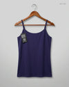 Secondhand Branded Womens Tank Top by Unknown, Blue Viscose fabric, Premium condition, for Womens - Online Thrift Shop Peshawar Pakistan