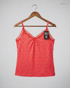 Womens Tank Top | Unknow | Preloved Branded | Red Polyester | Premium | OTS Thrift Store Karachi Pakistan