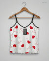 Secondhand Branded Womens Tank Top by CUT LABEL, White Polyester fabric, Premium condition, for Womens - Online Thrift Shop Lahore Pakistan