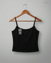 Preloved Premium Womens Tank Top by CUT LABEL, Black Cotton for Womens - OTS Thrift Shop Islamabad Pakistan