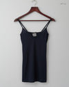 Premium Condition Womens Tank Top | Preloved Unknown | Black Cotton | Thrift Shop for Womens Lahore Pakistan | OTS