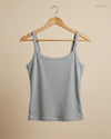 Excellent Condition Womens Tank Top | Preloved Shein | Gray Polyester | Thrift Shop for Womens Karachi Pakistan | OTS