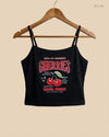 Preloved Premium Womens Tank Top by Shein, Black Polyester for Womens - OTS Thrift Shop Peshawar Pakistan