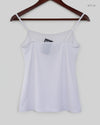 Womens Tank Top | Marks & Spencer | Preloved Branded | White Polyester | Premium | OTS Thrift Store Lahore Pakistan
