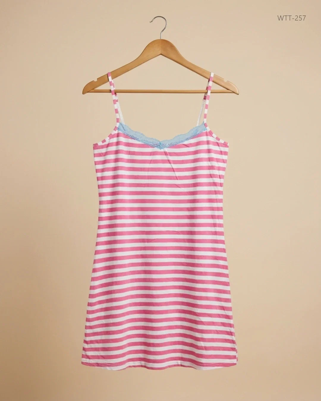 Secondhand Branded Womens Tank Top by TU, Pink & White Cotton fabric, Premium condition, for Womens - Online Thrift Shop Islamabad Pakistan