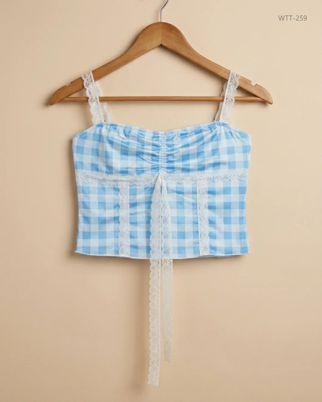 Premium Condition Womens Tank Top | Preloved CUT LABEL | SkyBlue Polyester | Thrift Shop for Womens Peshawar Pakistan | OTS