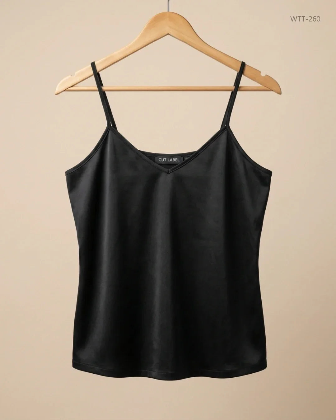 Secondhand Branded Womens Tank Top by CUT LABEL, Black Polyester fabric, Premium condition, for Womens - Online Thrift Shop Karachi Pakistan