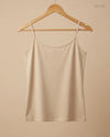 Womens Tank Top | Primark | Preloved Branded | Beige Cotton | Premium | OTS Thrift Store Karachi Pakistan
