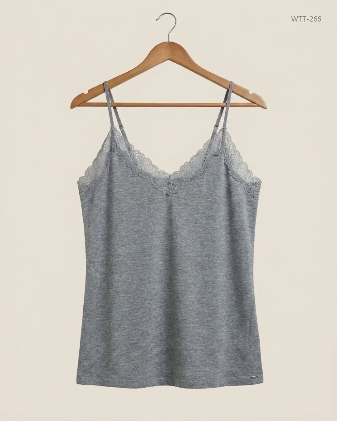 Shop Premium Womens Tank Top by Autograph | Preloved Branded Clothes | Grey Modal | Womens | OTS Thrift Store Islamabad Pakistan