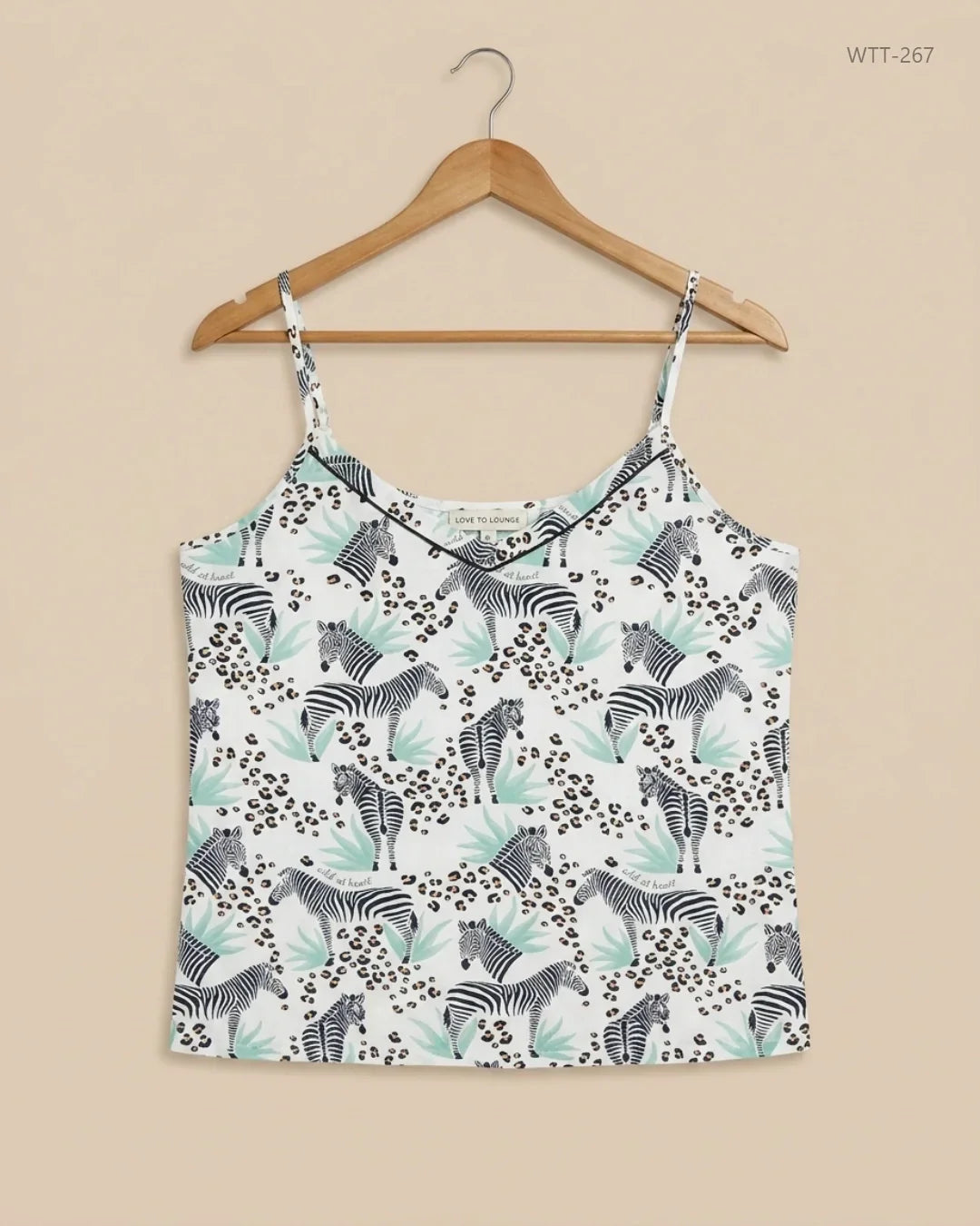 Secondhand Branded Womens Tank Top by LOVE TO LOUNGE, Multi Viscose fabric, Premium condition, for Womens - Online Thrift Shop Karachi Pakistan