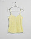 Shop Premium Womens Tank Top by Warehouse | Preloved Branded Clothes | Yellow Velvet | Womens | OTS Thrift Store Peshawar Pakistan