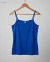 UK Imported secondhand Womens Tank Top - CUT LABEL brand, Blue Viscose, Premium condition, for Womens - Online Thrift Store Peshawar Pakistan