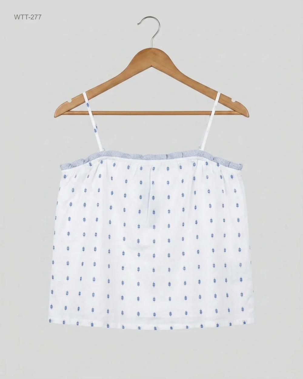 Shop Premium Womens Tank Top by THE LITTLE WHITE COMPANY | Preloved Branded Clothes | White Cotton | Womens | OTS Thrift Store Islamabad Pakistan