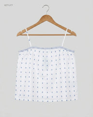 Shop Premium Womens Tank Top by THE LITTLE WHITE COMPANY | Preloved Branded Clothes | White Cotton | Womens | OTS Thrift Store Islamabad Pakistan