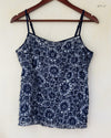 Preloved Premium Womens Tank Top by Per Una, Blue Polyester for Womens - OTS Thrift Shop Lahore Pakistan
