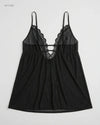 Womens Tank Top | DREAMGIRL | Preloved Branded | Black Polyester | Premium | OTS Thrift Store Karachi Pakistan