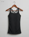 Secondhand Branded Womens Tank Top by SWEATY BETTY, Black Polyester fabric, Premium condition, for Womens - Online Thrift Shop Lahore Pakistan