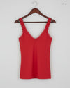Secondhand Branded Womens Tank Top by lolo&liza, Red Cotton fabric, Premium condition, for Womens - Online Thrift Shop Islamabad Pakistan