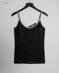 Secondhand Branded Womens Tank Top by Primark, Black Nylon fabric, Premium condition, for Womens - Online Thrift Shop Lahore Pakistan