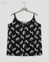Secondhand Branded Womens Tank Top by George, Black Polyester fabric, Premium condition, for Womens - Online Thrift Shop Peshawar Pakistan
