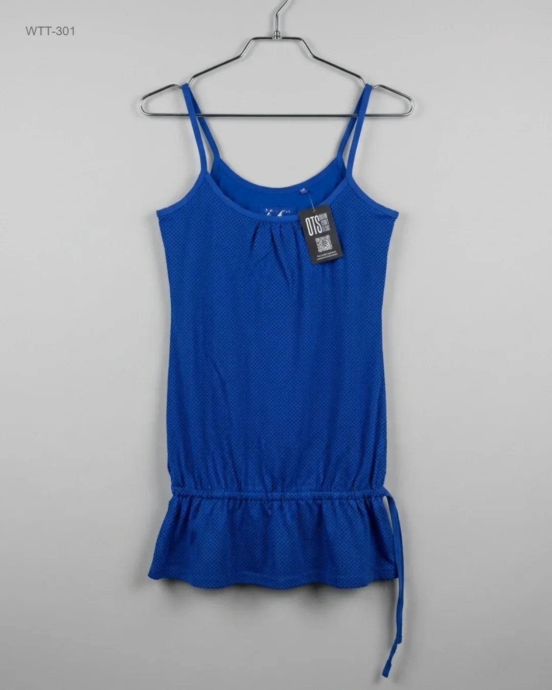 Shop Premium Womens Tank Top by George | Preloved Branded Clothes | Blue Cotton | Womens | OTS Thrift Store Lahore Pakistan